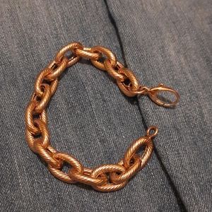 Bronze chain bracelet